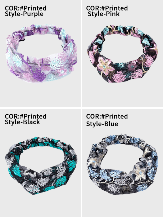 Wide Lace Breathable Vintage Headbands By imwigs®