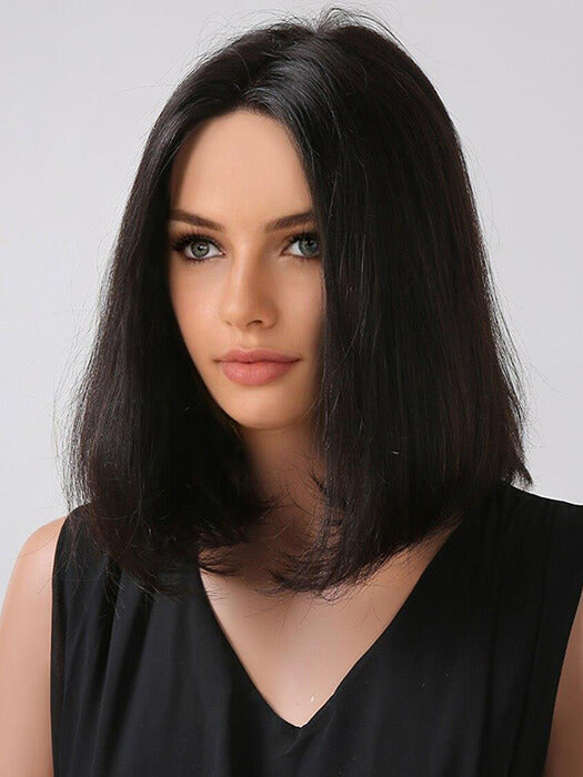 Silky Shoulder Length Straight Wigs Lace Frontal Human Hair Wigs By imwigs®