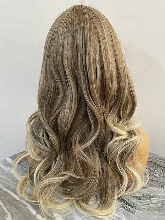 Lovely Long Wavy Synthetic Wig With Full Bangs By imwigs®