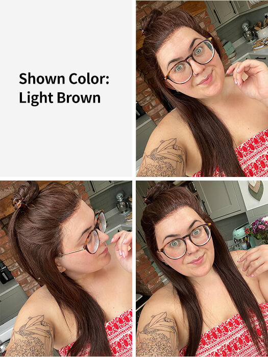 Attractive Long Straight Wigs 100% Human Hair Lace Front Wigs By imwigs®