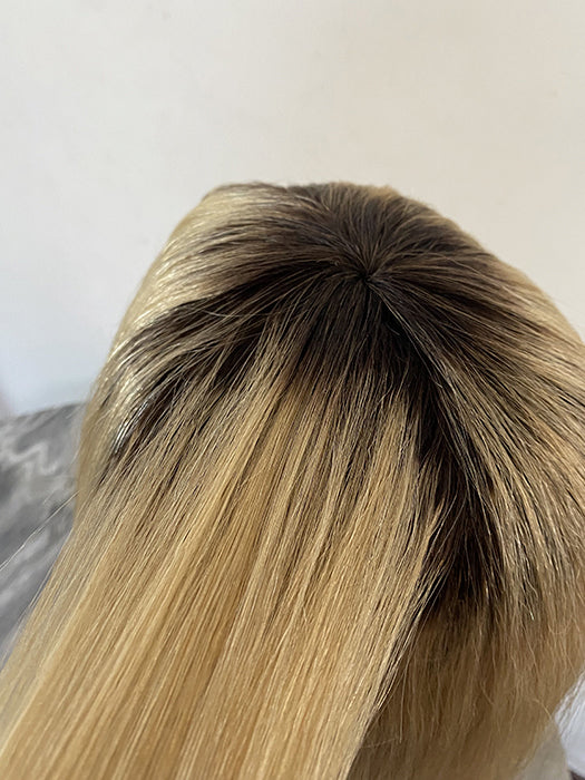 Silky Shoulder Length Straight Blonde Human Hair Wigs By imwigs®