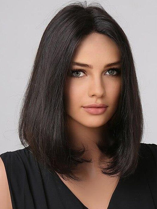 Silky Shoulder Length Straight Wigs Lace Frontal Human Hair Wigs By imwigs®