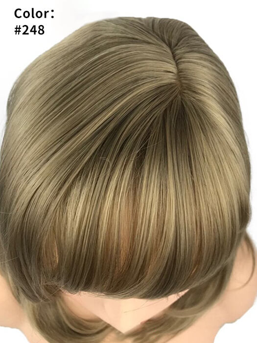 Medium Straight Layered Side Part Synthetic Wigs By imwigs®
