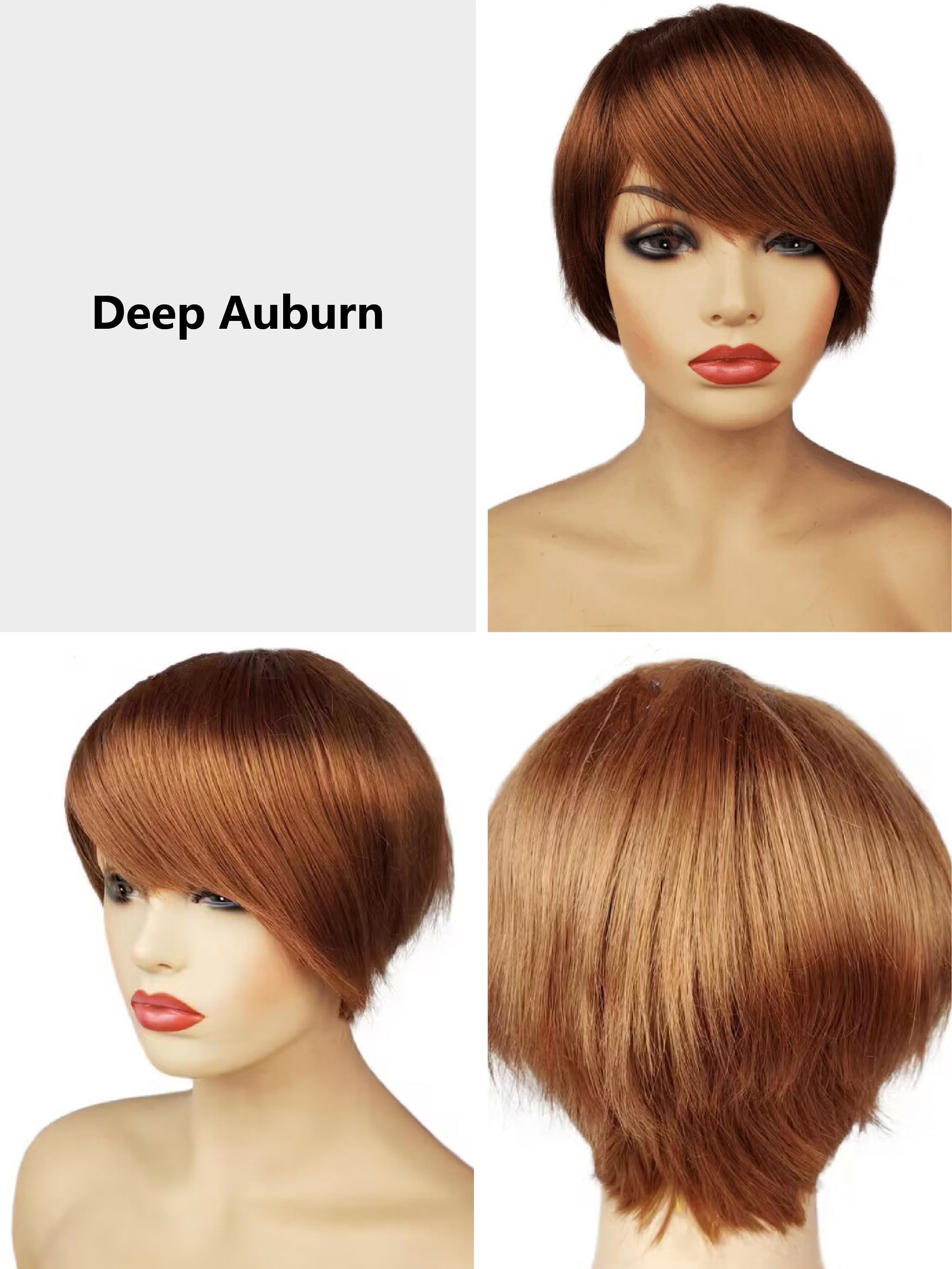 Jalynn Short Straight Bob Synthetic Wigs By imwigs®