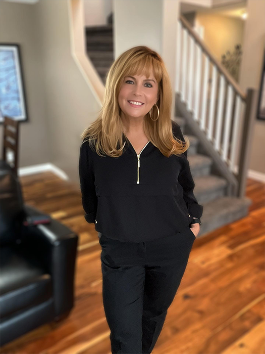Softly Swept Bangs Straight Blonde Human Hair Wigs By imwigs®