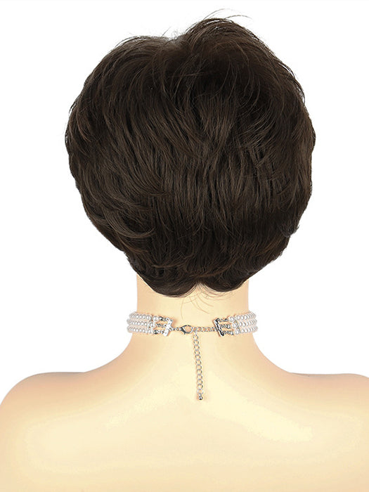 Short Spiky Natural Synthetic Wigs With Layers By imwigs®