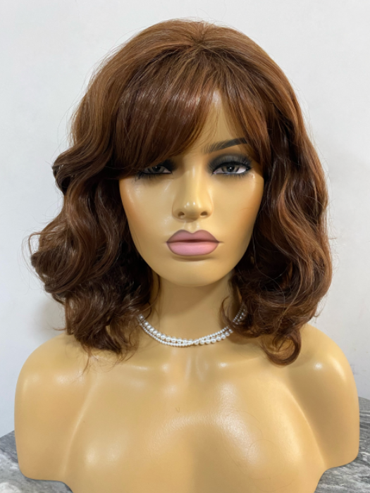 Sexy Lob Shoulder Length Curly Layer Synthetic Wig By imwigs®