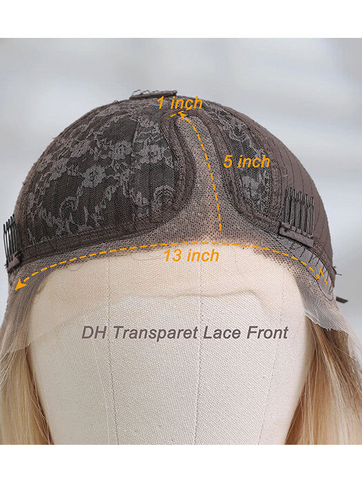 Ombre Bob Blonde Wigs For Women Human Hair Wigs Lace Part Wigs By imwigs®