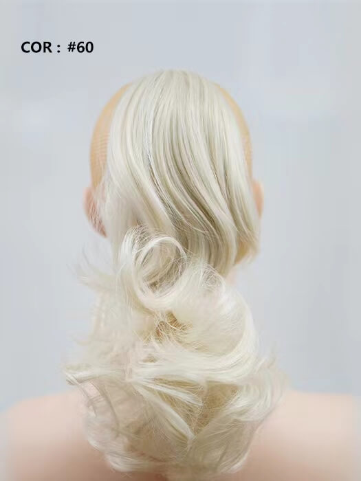 Fluffy Claw Clip Wavy Ponytail By imwigs®