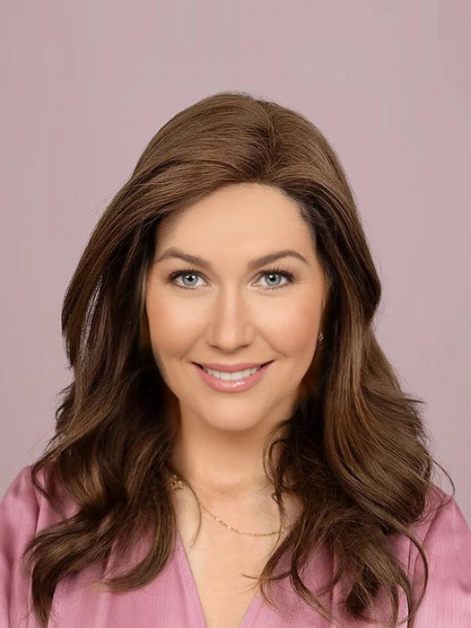 Long Wavy Wigs Hand Tied Mono Part Human Hair Wigs By imwigs®