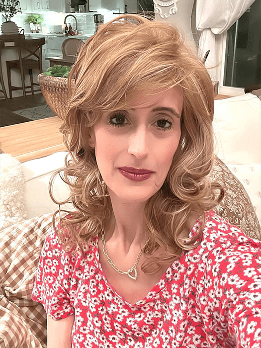 Shoulder Length Cut Spiral Curls Synthetic Wigs With Bangs By imwigs®