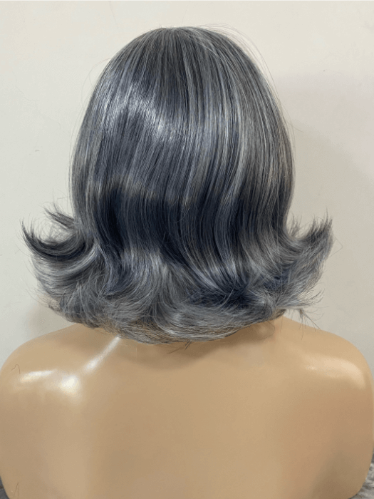 Medium Bob Mixed GrayWigs Synthetic Wig By imwigs®