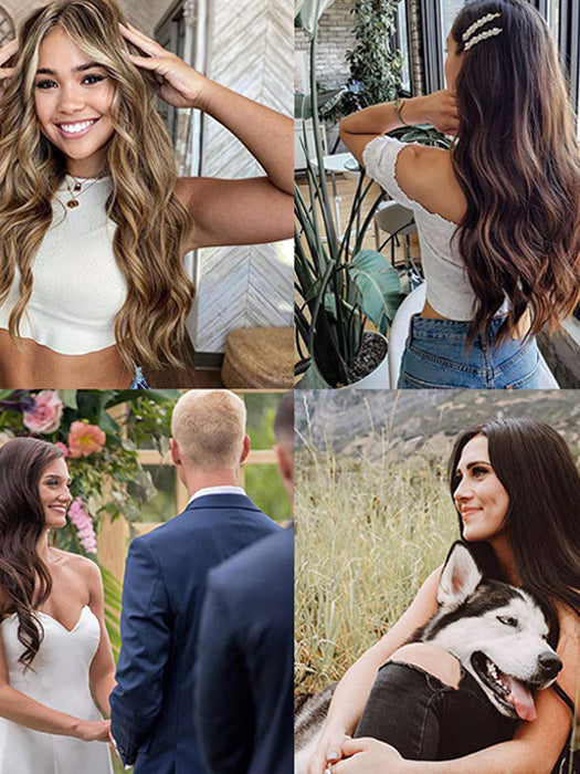Seamless Long Straight Human Hair Extensions By imwigs®
