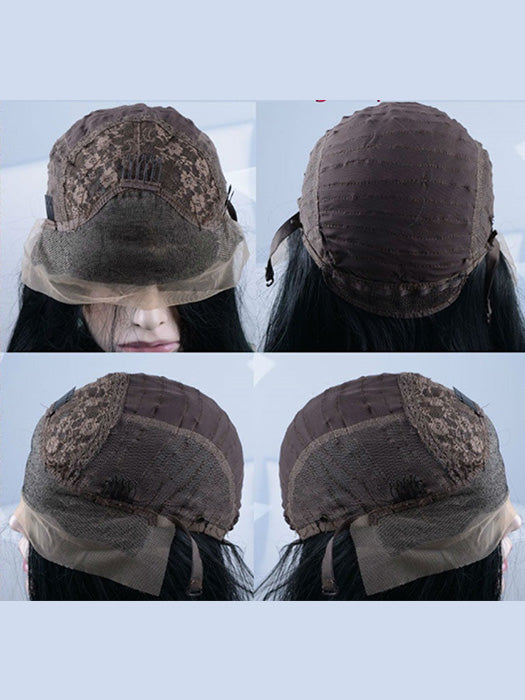 Kelly Long Wavy Synthetic Lace Front Wig By imwigs®
