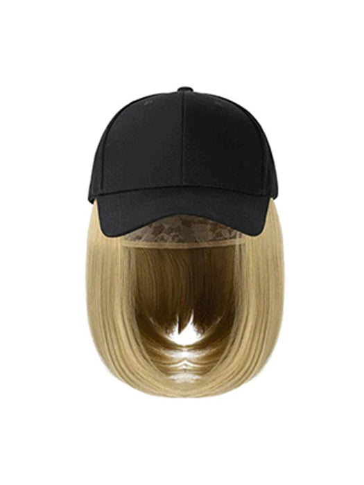 Baseball Hat Straight Bob Wig Cap By imwigs®