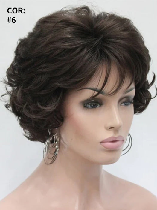 Short Layered Waves Synthetic Wigs By imwigs®