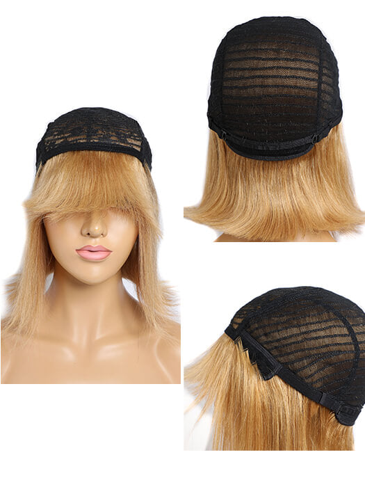 Bob Haircut Straight Human Hair Wigs By imwigs®