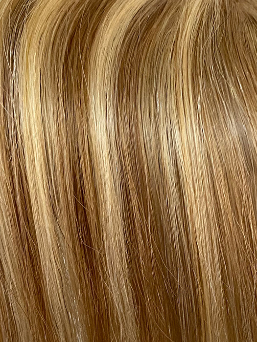 Fabulous Wavy Blonde Human Hair Topper (Mono Top) By imwigs®