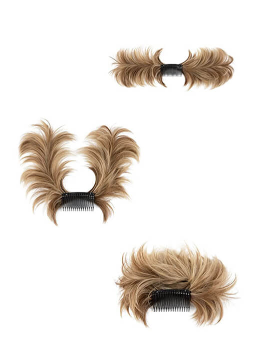 Cute Messy Short Layered Hair Bun Comb Clips By imwigs®