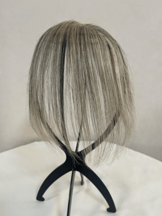 Granny Gray Straight Human Hair Toppers By imwigs®