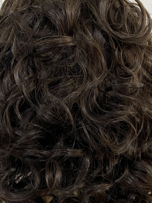 Shoulder Length Cut Spiral Curls Synthetic Wigs With Bangs By imwigs®