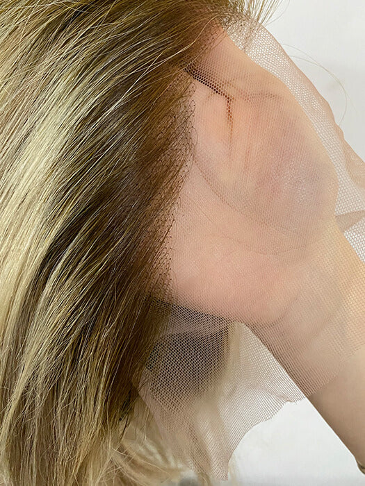 Bob Blonde With Brown Roots Wigs Lace Front Human Hair Wigs By imwigs®