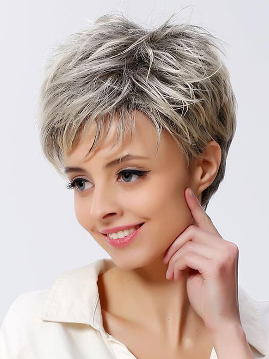 Pixie Cuts Spiky Layered Synthetic Wigs With Roots By imwigs®