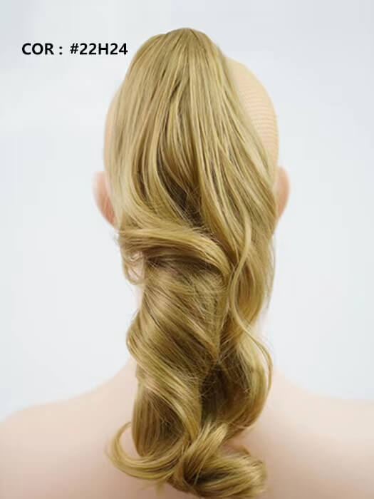 Fluffy Claw Clip Wavy Ponytail By imwigs®