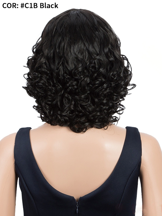 Mid-Length Bob Curly Wigs Synthetic Wigs By imwigs®