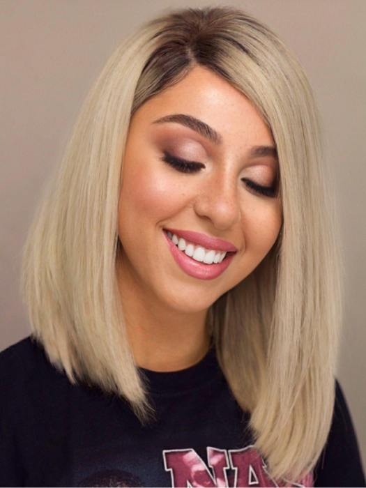 Ombre Bob Blonde Wigs For Women Human Hair Wigs Lace Part Wigs By imwigs®