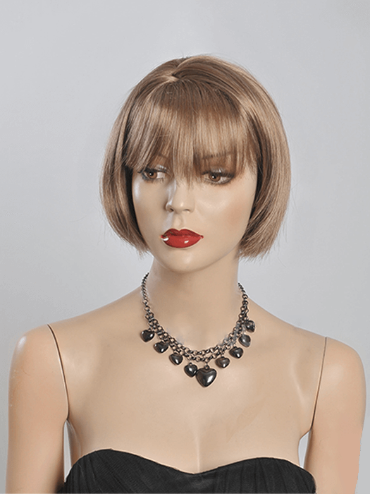 Chin Length Straight Bob Blonde Wig Synthetic Wigs By imwigs®