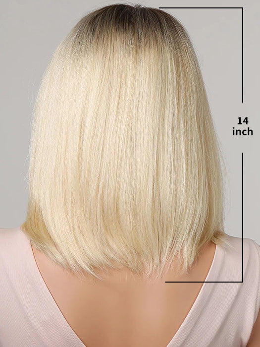 Ombre Bob Blonde Wigs For Women Human Hair Wigs Lace Part Wigs By imwigs®