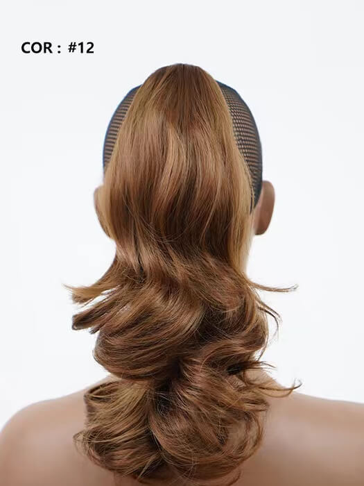 Fluffy Claw Clip Wavy Ponytail By imwigs®