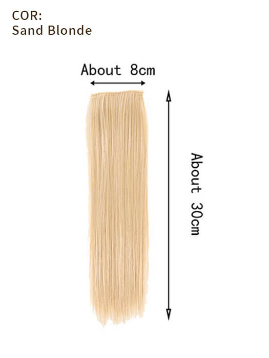 Synthetic Invisible Hair Pad Piece Hair Extension By imwigs®