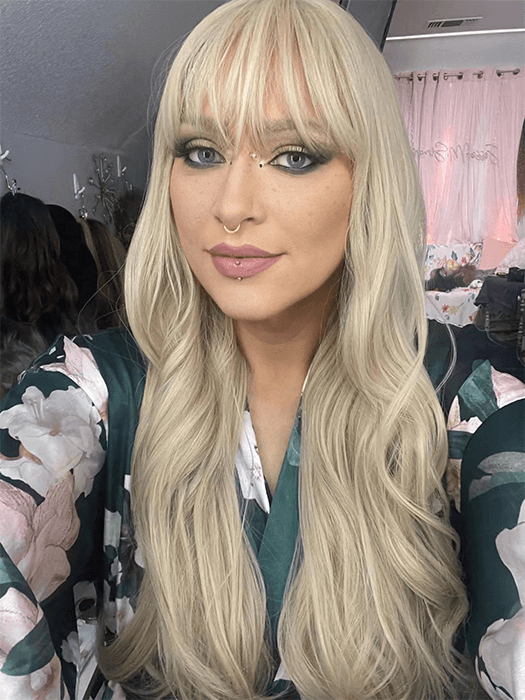 Adorable Long Wavy Synthetic Wig By imwigs®