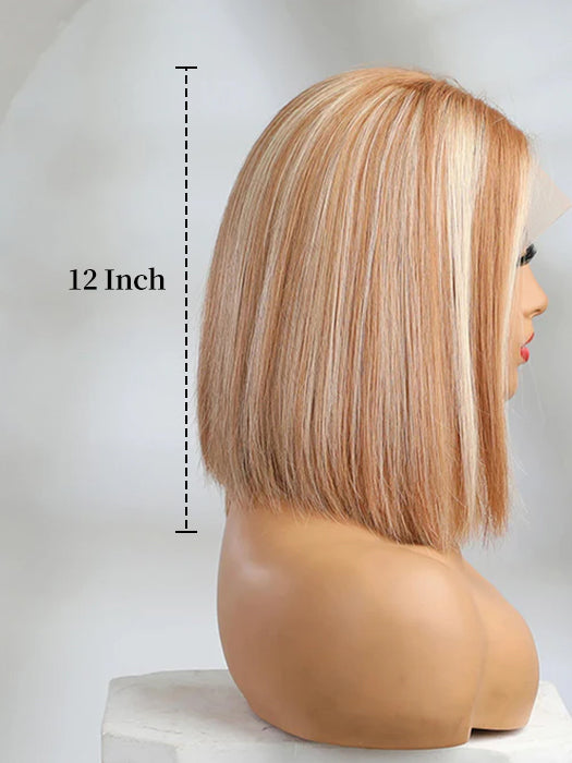 Silky Shoulder Length Straight Wigs Lace Frontal Human Hair Wigs By imwigs®
