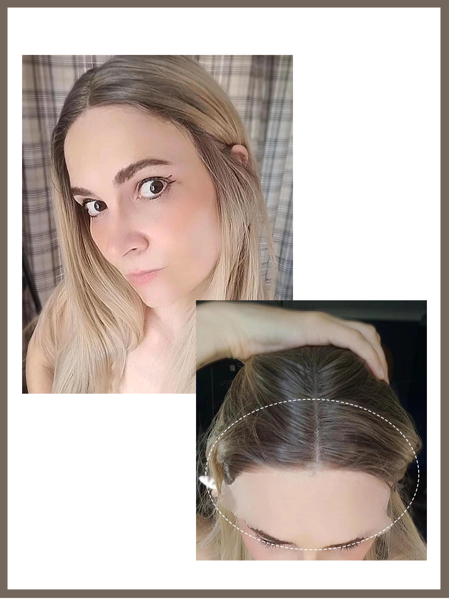 Fabulous Long Natural Straight Lace Front Synthetic Wigs By imwigs®