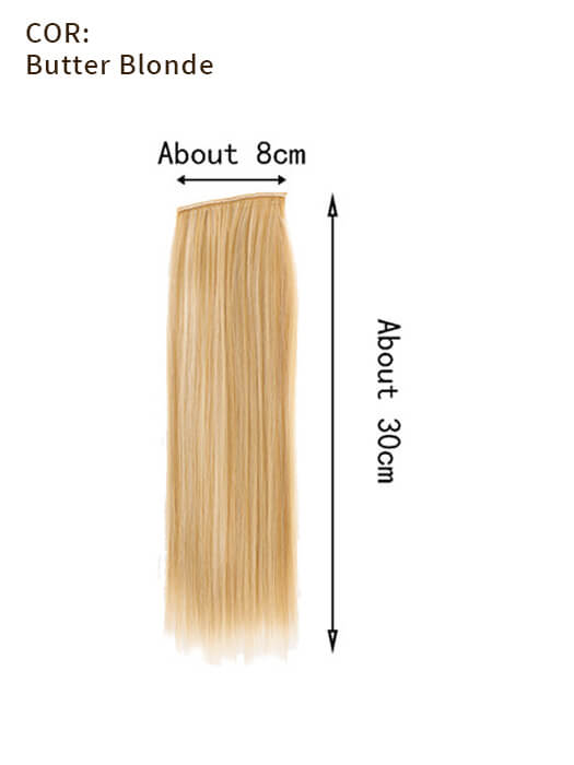 Synthetic Invisible Hair Pad Piece Hair Extension By imwigs®