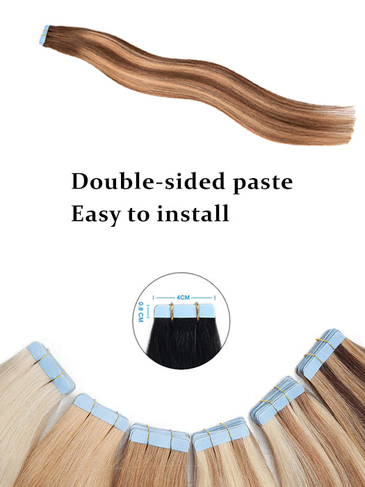 Seamless Long Straight Human Hair Extensions By imwigs®