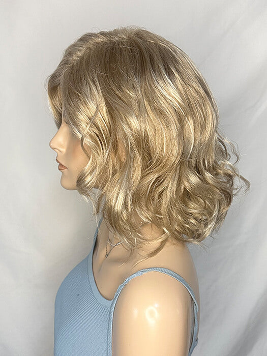 Light Short Curly Blonde Synthetic Wig By imwigs®