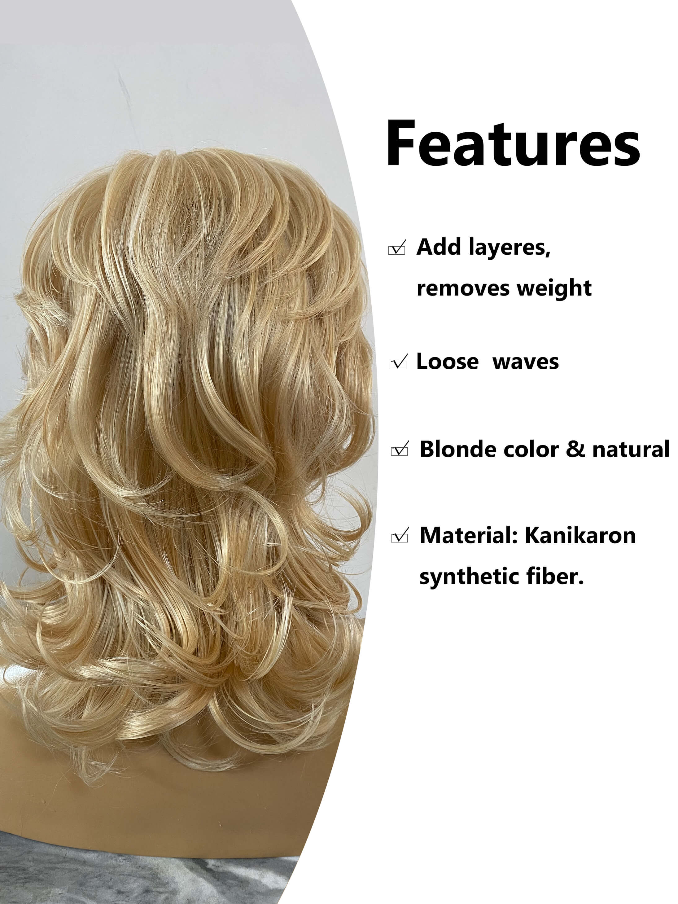 Tress Mid-length Wavy Synthetic Wig By imwigs®