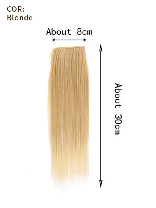 Synthetic Invisible Hair Pad Piece Hair Extension By imwigs®