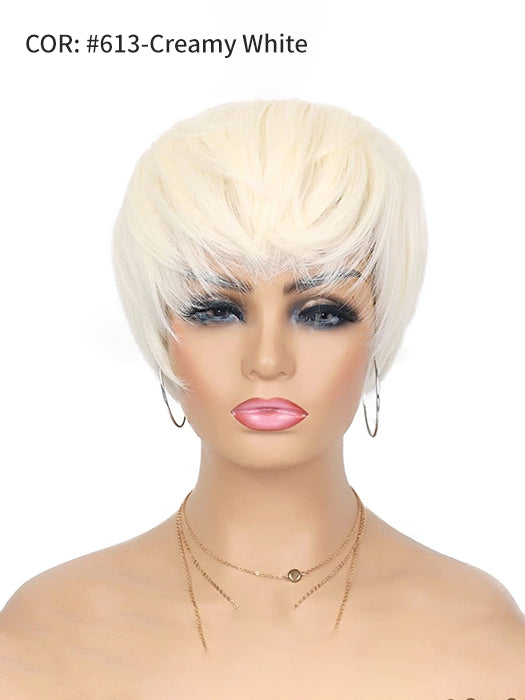 Stunning Short Pixie Cut Straight Synthetic Wigs By imwigs®