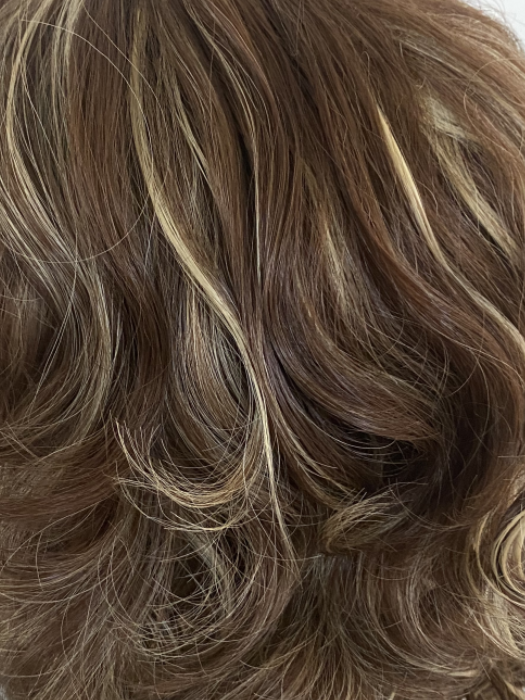 Shoulder Length Cut Spiral Curls Synthetic Wigs With Bangs By imwigs®