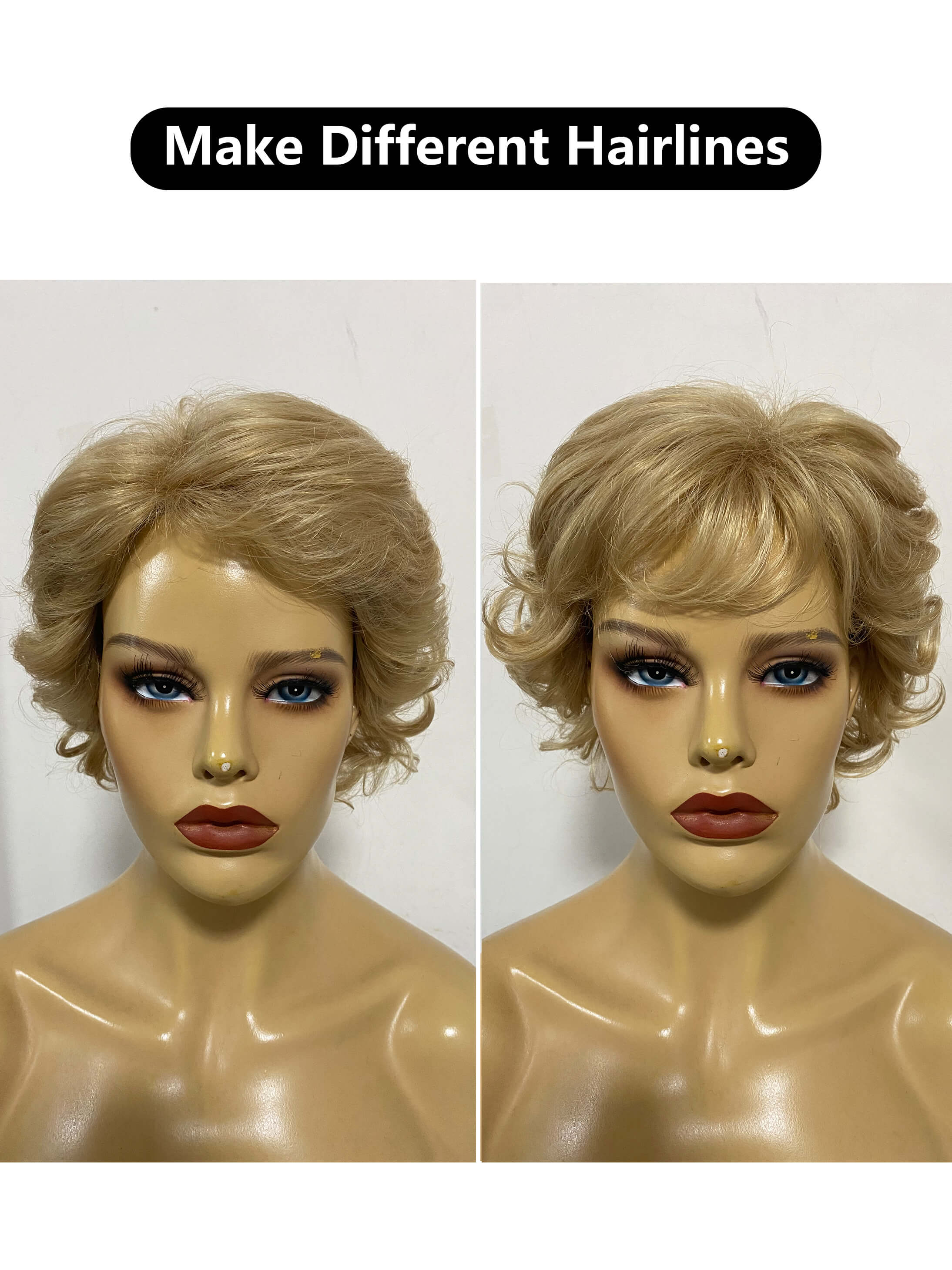 Short Layered Waves Synthetic Wigs By imwigs®