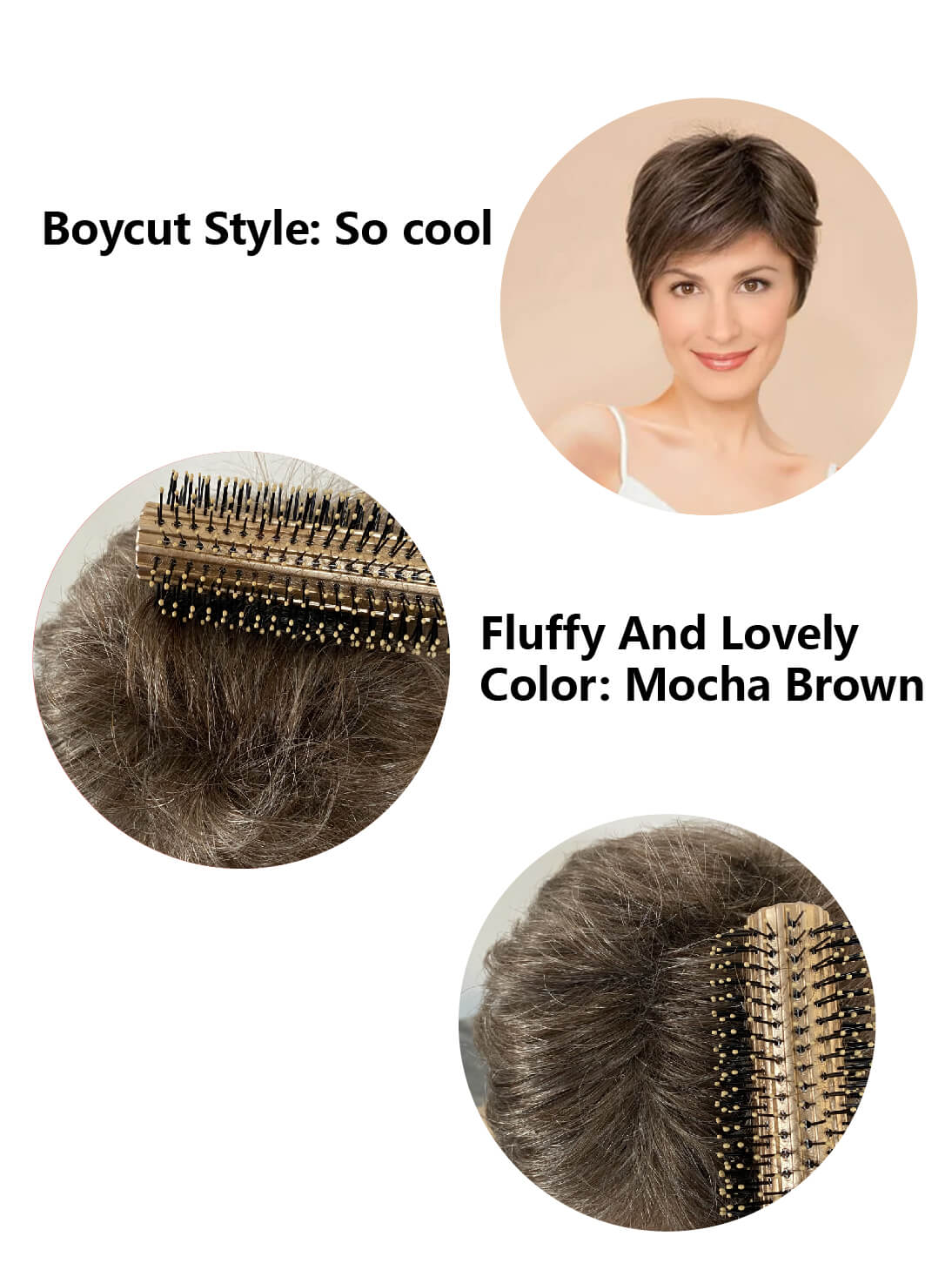 City Hair Pixie Short Spiky Straight Synthetic Wig By imwigs®