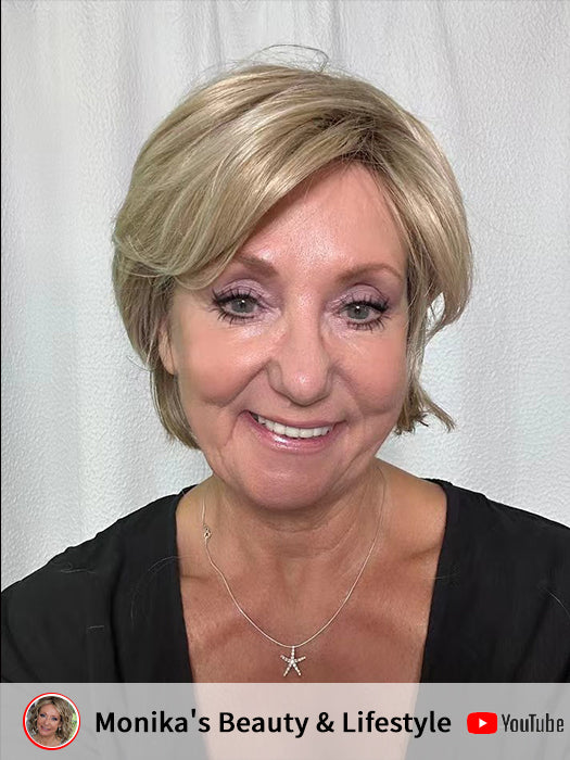 Soft Short Layered Straight Synthetic Wig By imwigs®