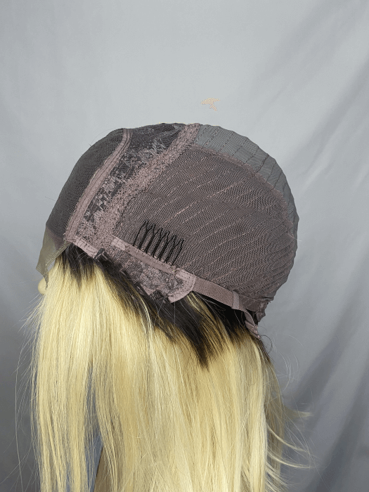 Straight Smooth Wigs Lace Frontal Human Hair Wigs With Roots By imwigs®