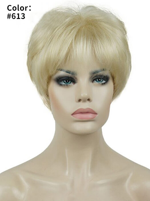 Attractive Short Spiky Straight Layered Synthetic Wig By imwigs®