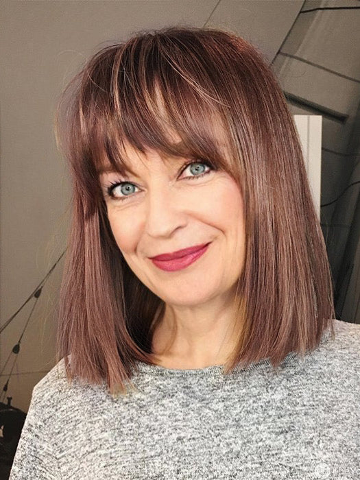 Shoulder Length Straight Synthetic Toppers By imwigs®
